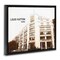 Stupell Industries Designer Brand Building Floater Framed Canvas Wall Art Design by Graffi*tee Studios